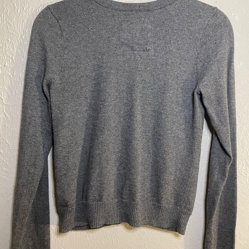 Hollister Grey Crop Cardigan - Picture 5 of 7
